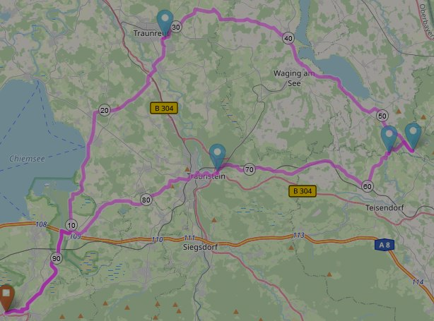TT-Radtour Schoenram 2024 Route Neu Dunkel